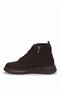 26Ksrrz1001 Women's Genuine Leather Boots with Fur Lining, Brown. - 3