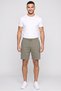Men Sportswear Fit Brand Logo Outdoor Cargo Shorts, Olive - 2