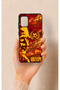 Samsung A31 Compatible Silicone Case with a Göztepe-Themed Pattern.