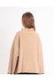 Women's Button-Down Loose-Fit Thessaloniki Fabric Elegant Seasonal Poncho - 4