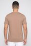 Men Sportswear Fit Short Sleeve Outdoor T-shirt, Brown - 4
