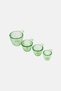 4 Piece Modern Nesting Measuring Cup Set, Green - 3