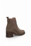 Elit Koc2544S Women's Genuine Leather Ankle Boots with Fur Lining, Mink Color. - 4