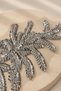 Beaded Leaf Pattern Applique - 2