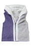 Hooded Zippered Vest for Ages 2-5 - Lilac - 3