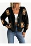Cardigan, negru - 3