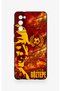 Samsung S20Fe Compatible Göztepe-Themed Patterned Silicone Case. - 2