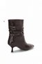 Elit Pm104 K006-1R Women's Heeled Boots, Brown. - 4