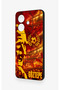 Oppo A3 Compatible Göztepe-Themed Patterned Silicone Case. - 4