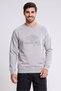 Men Sportswear Fit Long Sleeve Outdoor Sweatshirt, Heather Grey