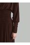 Rochie maxi, maro - 6