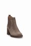 Elit Koc2544S Women's Genuine Leather Ankle Boots with Fur Lining, Mink Color. - 2