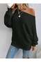 Pulover, negru - 4