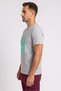 Men Sportswear Fit Short Sleeve Outdoor T-Shirt, Grey - 3