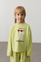 Oversize Printed Jogger Tracksuit Set Green - 5