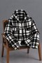 Men's Hooded Double-Pocket Plaid Anthracite Lumberjack Shirt - 6