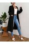 Cardigan lung, negru - 3