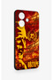 Vivo V60 Lite Compatible, Göztepe-Themed Patterned Silicone Case. - 3