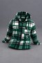 Men's Hooded Double-Pocket Plaid Green Lumberjack Shirt - 3