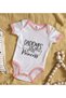 BK Kids "Daddy's Little Princess" Design Pink Baby Bodysuit-1, 9–12 Months - 2