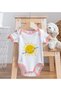 BK Kids Smile More Pink Baby Bodysuit and Bib Gift Set #1, 12–18 Months - 4