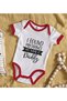 BK Kids "His Name Is Daddy" Red Baby Bodysuit-1, 12–18 months - 2