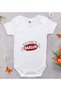 BK Kids Slim-Fit White Baby Bodysuit-1, 0–3 Months