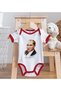 Bk Kids Atatürk-Themed Red Baby Bodysuit and Bib Gift Set - 12, for 0-3 Months. - 5