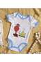 BK Kids "No Problem" Design Blue Baby Bodysuit-1, 12–18 months - 2