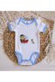 BK Kids Cute Captain-Printed Blue Baby Bodysuit-2, 12–18 months - 3