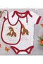 BK Kids "My Mom Is My Everything" Printed Red Baby Bodysuit and Bib Gift Set-2, 0-3 Months