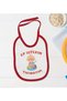 BK Kids "I Want an Episode" Printed Red Baby Bodysuit and Bib Gift Set—Size 5, 12–18 Months - 3