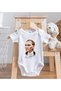 Bk Kids Atatürk-Themed White Baby Bodysuit and Bib Gift Set - 15, for Ages 0-3 Months. - 5