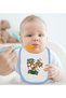 Bk Kids Race Time Designed Blue Baby Bodysuit and Bib Gift Set - 1, 12-18 Months. - 4