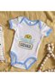 Bk Kids Blue Baby Bodysuit with a Girl's Design - Size 1, 12-18 Months. - 2