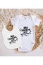Bk Kids Hau Kafaya Designed White Baby Bodysuit and Bib Gift Set - 1, 12-18 Months. - 2