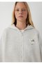 Hooded Gray Women's Sweatshirt 1S20005-83096 - 6
