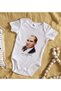 Bk Kids Atatürk-Themed White Baby Bodysuit - 12, for Ages 12-18 Months. - 2