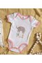 BK Kids "Hello Little One" Design Pink Baby Bodysuit-1, 0–3 Months - 2