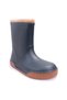 W10360 Pau Burreguito Petrol Orthopedic Fur-Lined Rain Boots for Boys