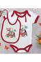Bk Kids Play Time Designed Red Baby Bodysuit and Bib Gift Set - 1, for Ages 12-18 Months.
