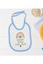 Bk Kids Happy Father's Day Design Blue Baby Bodysuit and Bib Gift Set - 1, 0-3 Months. - 3