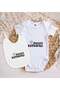 BK Kids Bravo White Baby Bodysuit and Bib Gift Set with Whale Design - 1 (3-6 Months) - 2