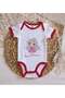 Bk Kids Little Princess Design Red Baby Bodysuit - 1, 0-3 Months. - 3
