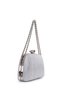 Floral Stone-Embellished Chain-Link Venom Women's Evening Bag - 7
