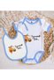 BK Kids "Auntie's Honey" Design Blue Baby Bodysuit and Bib Gift Set-1, Sizes 12-18, 83316d21 - 2