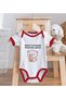 BK Kids "I Can Do It, My Little Princess" Printed Red Baby Bodysuit-1, 12–18 months - 4