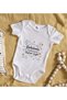 Bk Kids White Baby Bodysuit with a Unique Design - 1, 0-3 Months. - 2