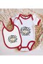 BK Kids Little Star-Designed Red Baby Bodysuit and Bib Gift Set-1, 0–3 Months - 2