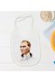 Bk Kids Atatürk-Themed White Baby Bodysuit and Bib Gift Set - 15, for Ages 0-3 Months. - 4